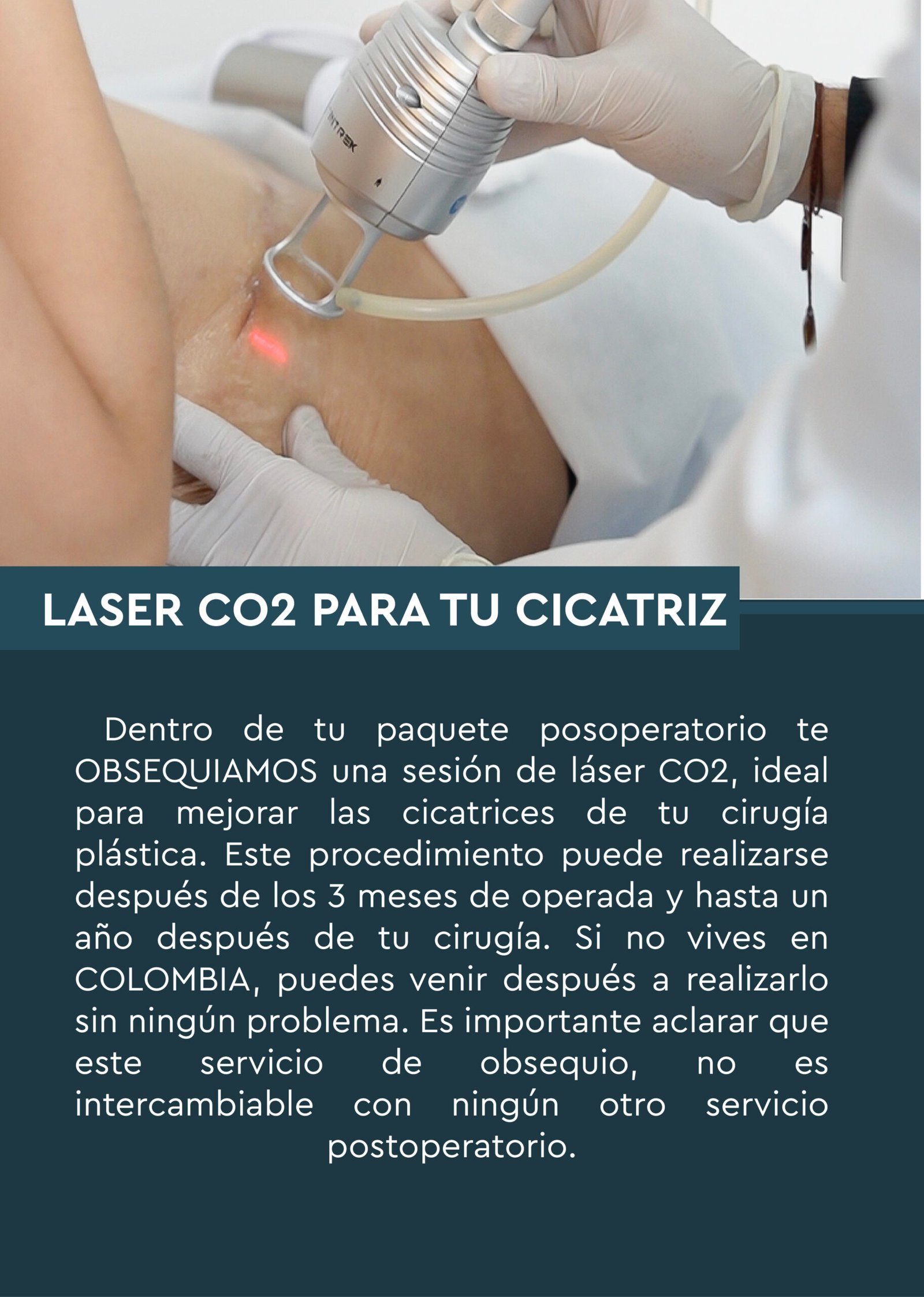 POSTOPERATORIO LIPOSUCCIÓN 85 Laser CO2 para cicatrices scaled 1