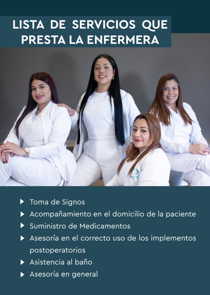 Lista de servicios de enfermera