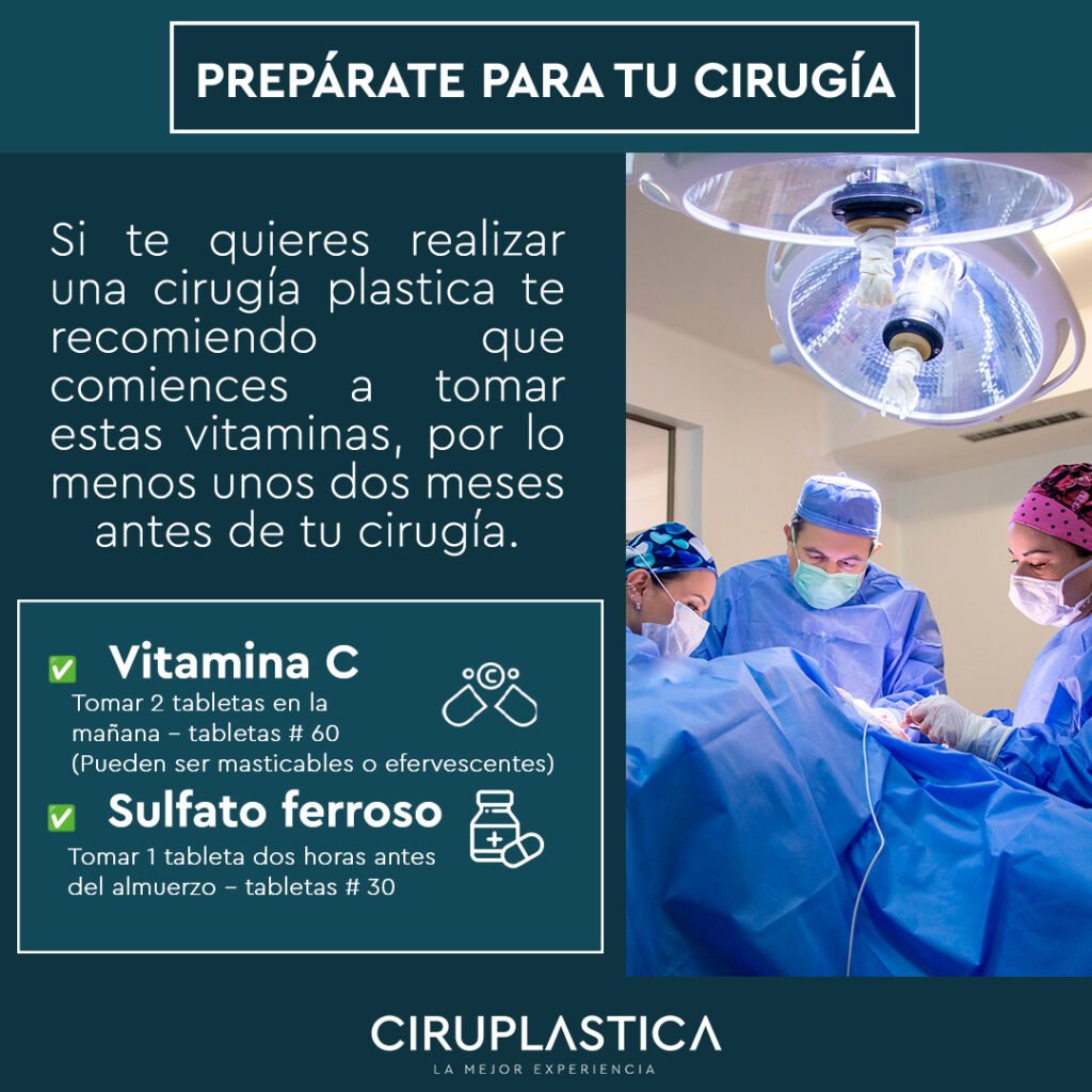 Preoperatorio 4 Tomar vitaminas