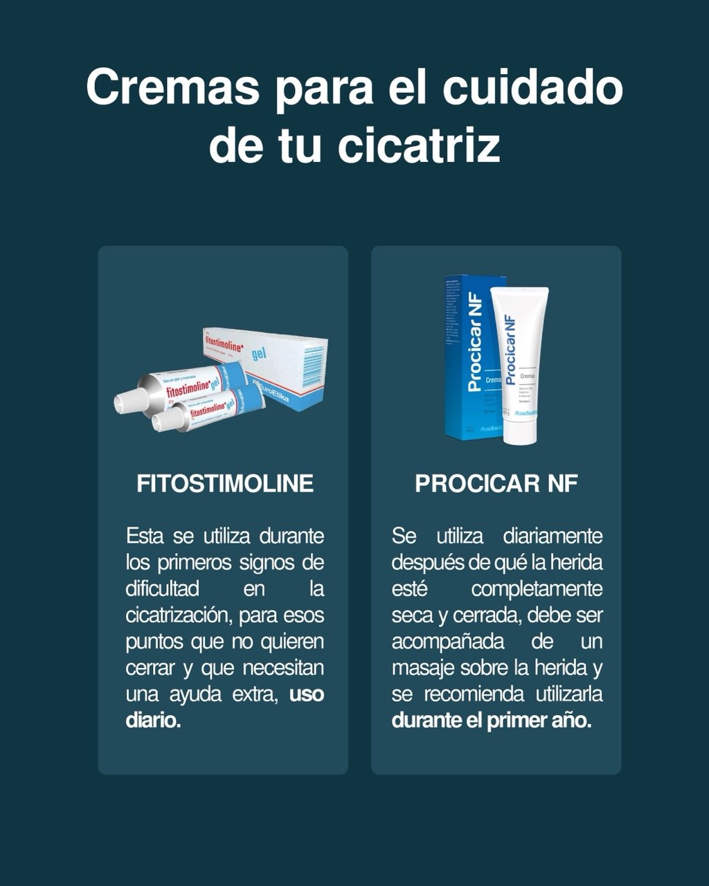 crema cicatrices en tamano grande