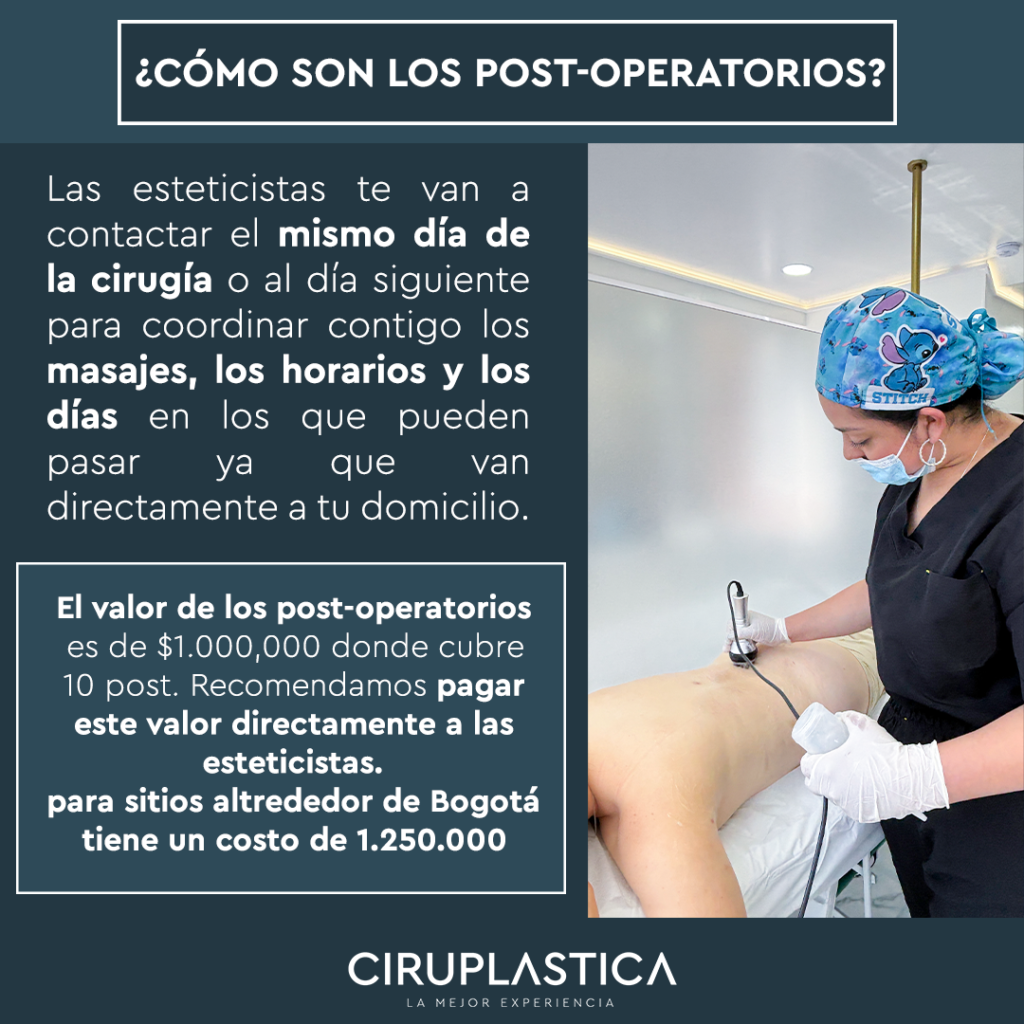¿Como son los post operatorios